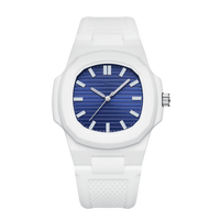 Azul Escuro Branco