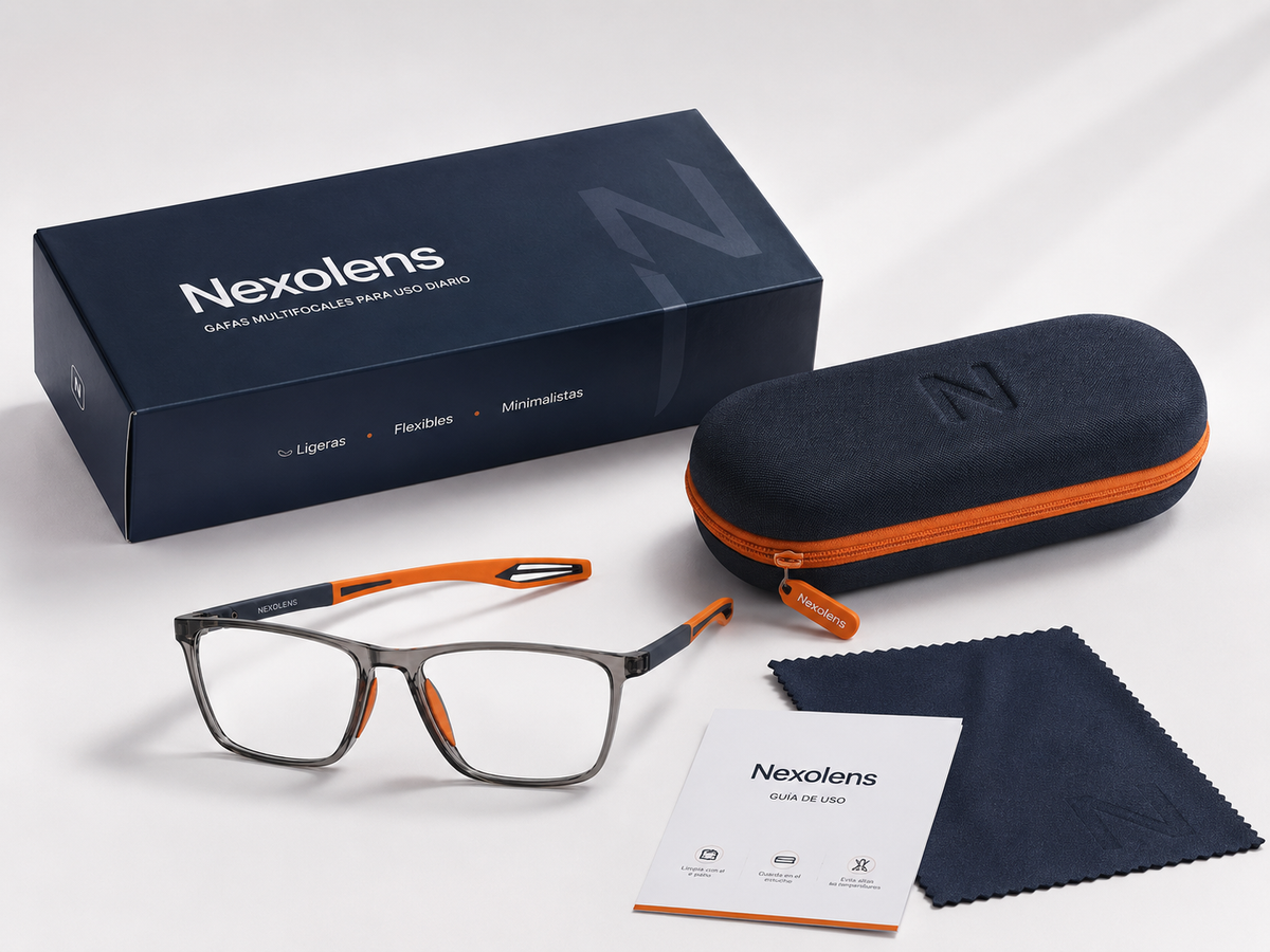 Gafas multifocales Nexolens™ — Visión de cerca y de lejos en un solo par