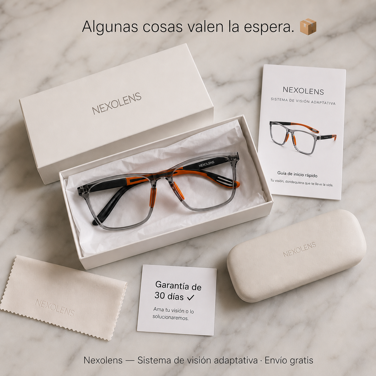 Gafas multifocales Nexolens™ — Visión de cerca y de lejos en un solo par