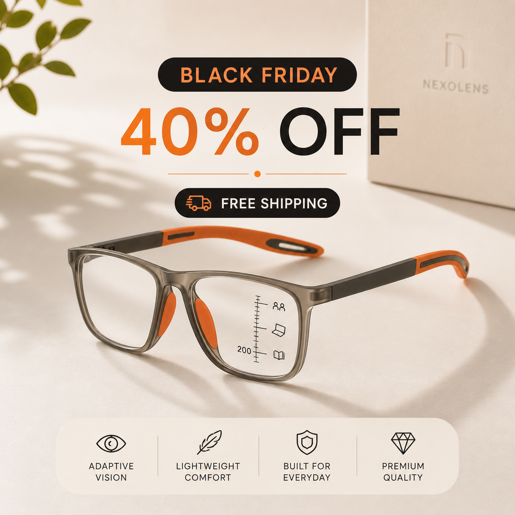 Nexolens™ Adaptive Focus Glasses + Premium Gift [Dual Vision Tech]